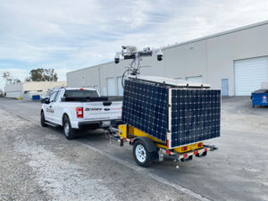 Solar security trailer deployment